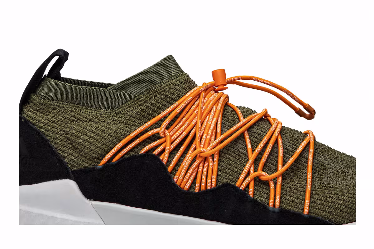 Undefeated x adidas Climacool Olive Cargo, view 3