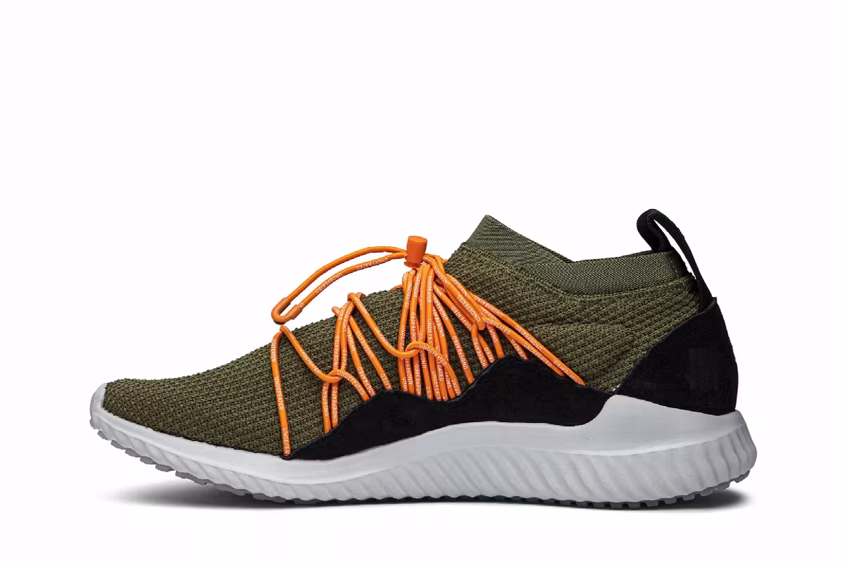 Undefeated x adidas Climacool Olive Cargo, view 4