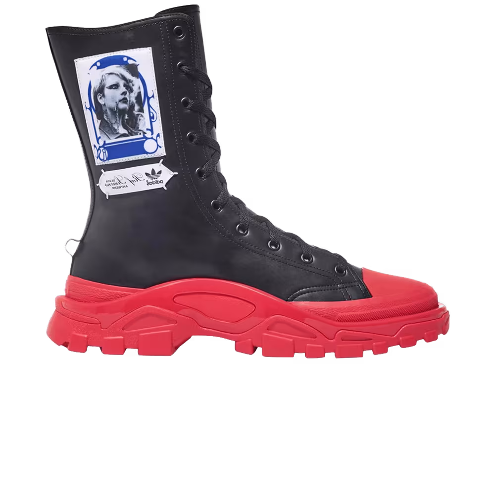 Raf Simons x adidas Detroit Runner High Black Red
