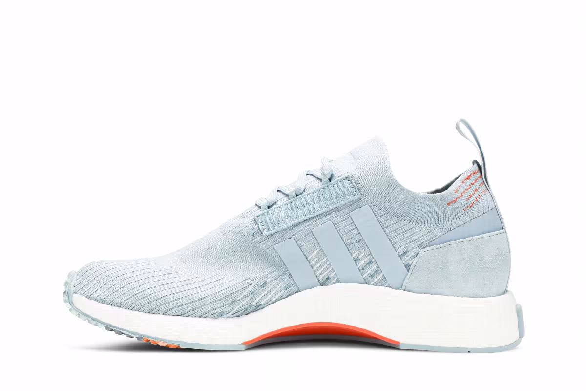 adidas Women's NMD_Racer Primeknit Blue Tint, view 4