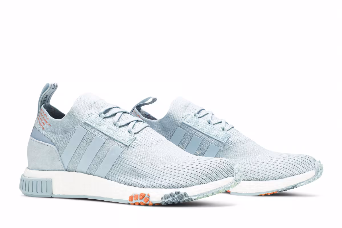 adidas Women's NMD_Racer Primeknit Blue Tint, view 9