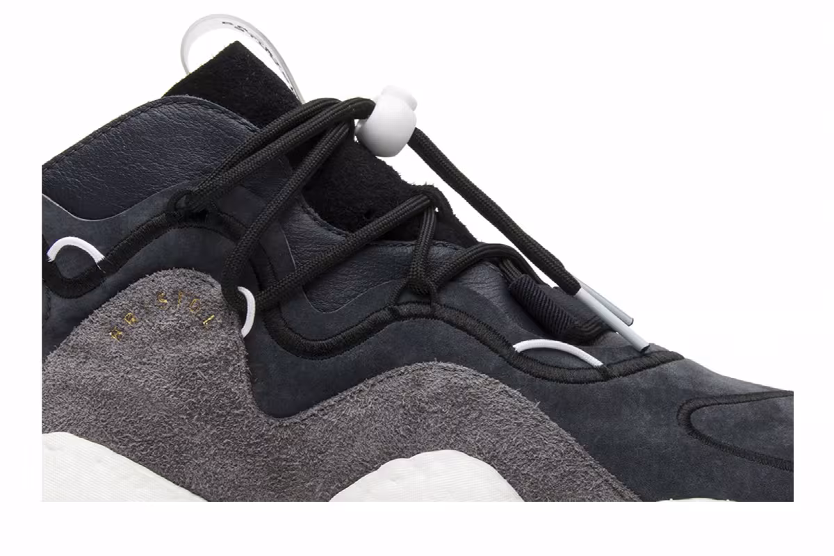 Bristol Studio x adidas Crazy BYW LVL 1 Black Grey, view 3