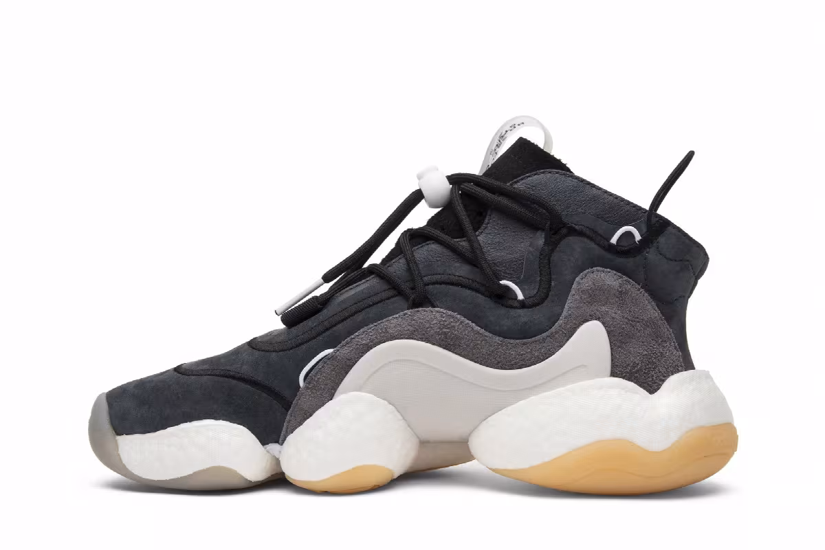 Bristol Studio x adidas Crazy BYW LVL 1 Black Grey, view 4