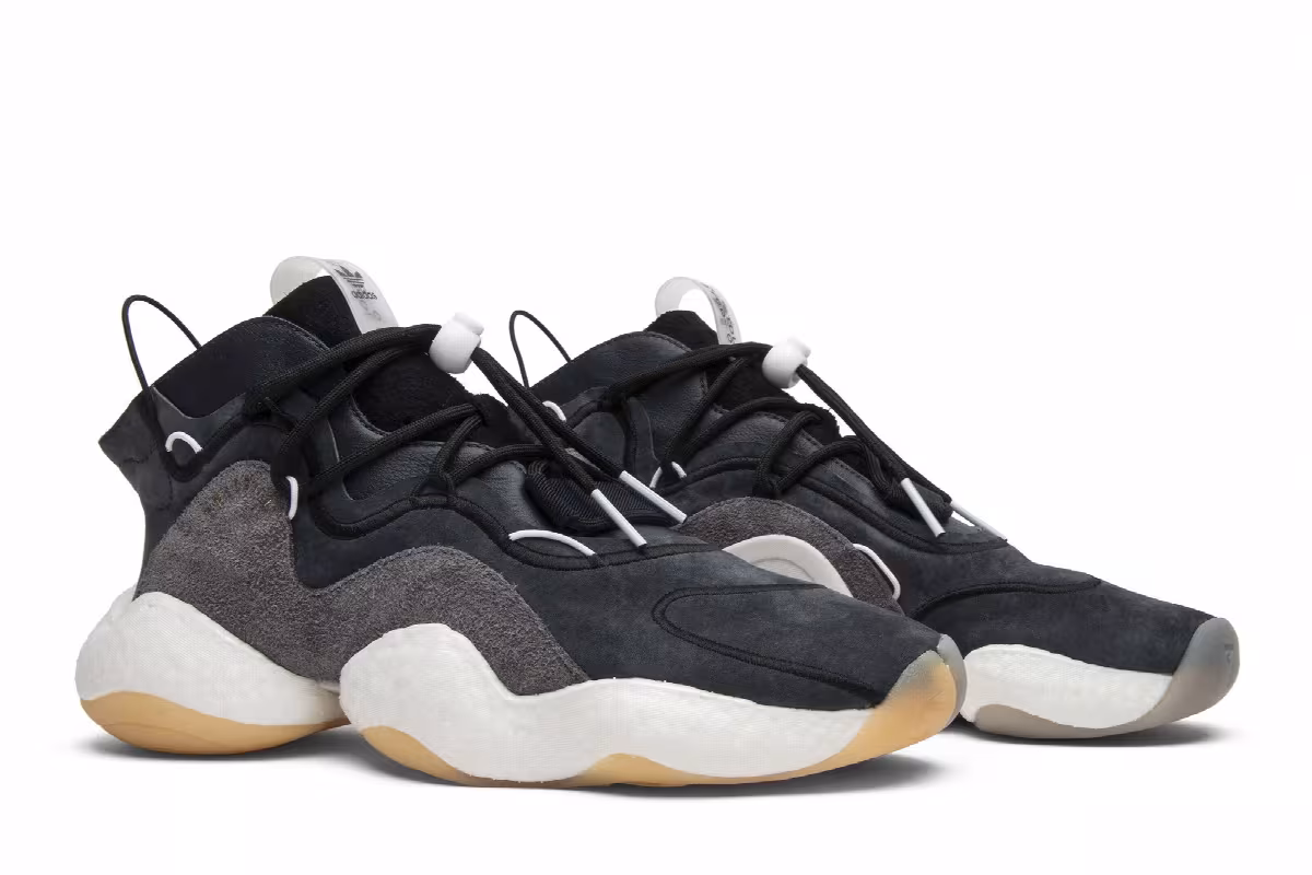 Bristol Studio x adidas Crazy BYW LVL 1 Black Grey, view 9