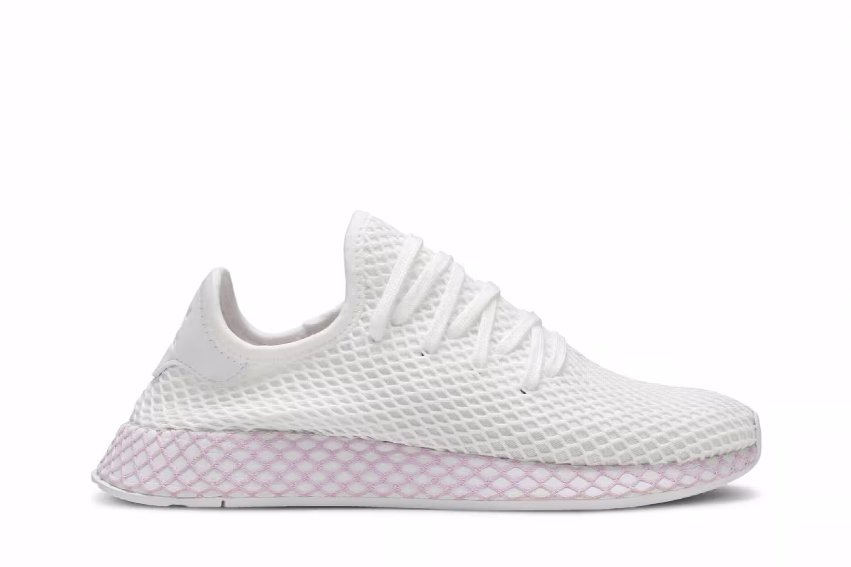 adidas Women's Deerupt Cloud White, view 2