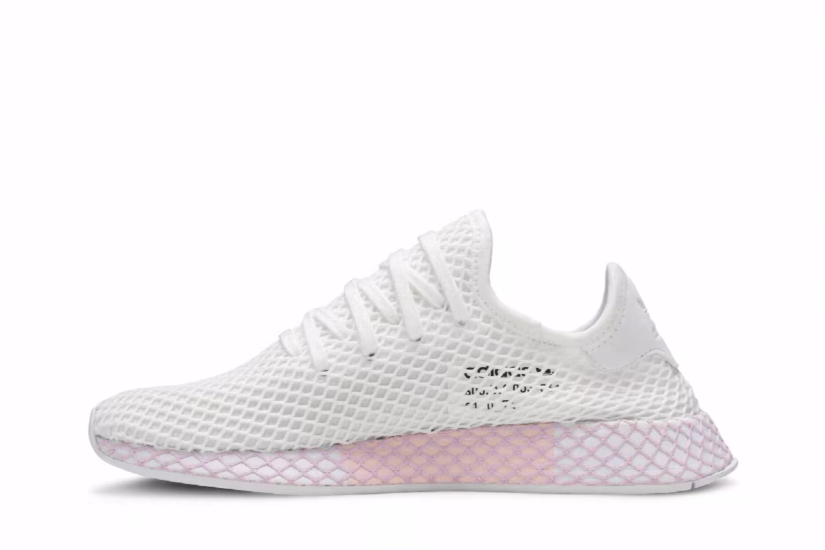 adidas Women's Deerupt Cloud White, view 4