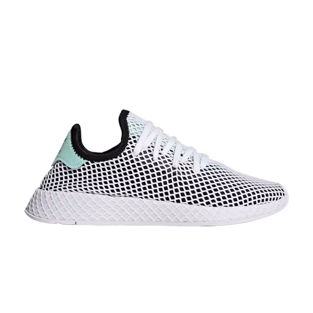 adidas Deerupt Black Easy Green