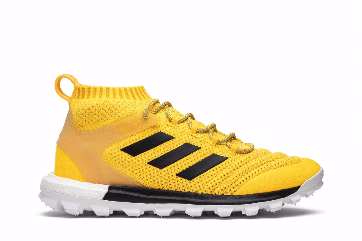 Gosha Rubchinskiy x adidas Copa Primeknit Boost Mid Gold, view 2
