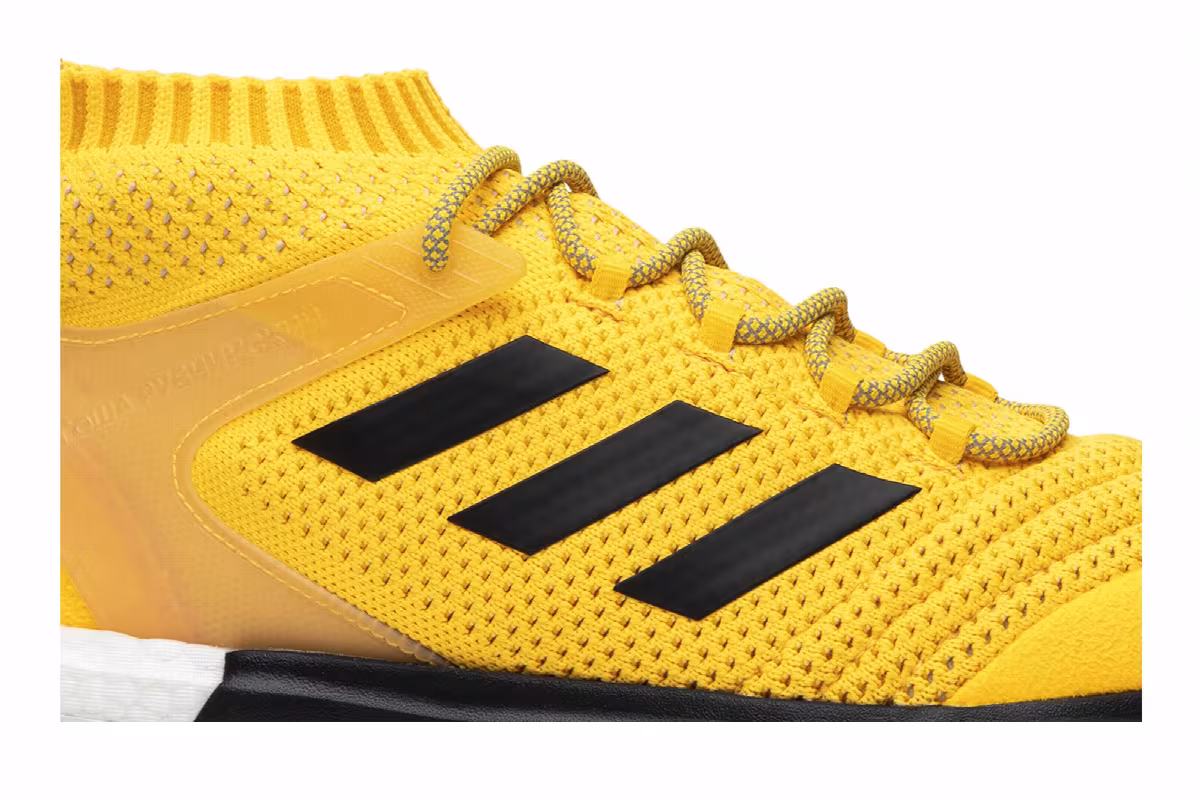 Gosha Rubchinskiy x adidas Copa Primeknit Boost Mid Gold, view 3