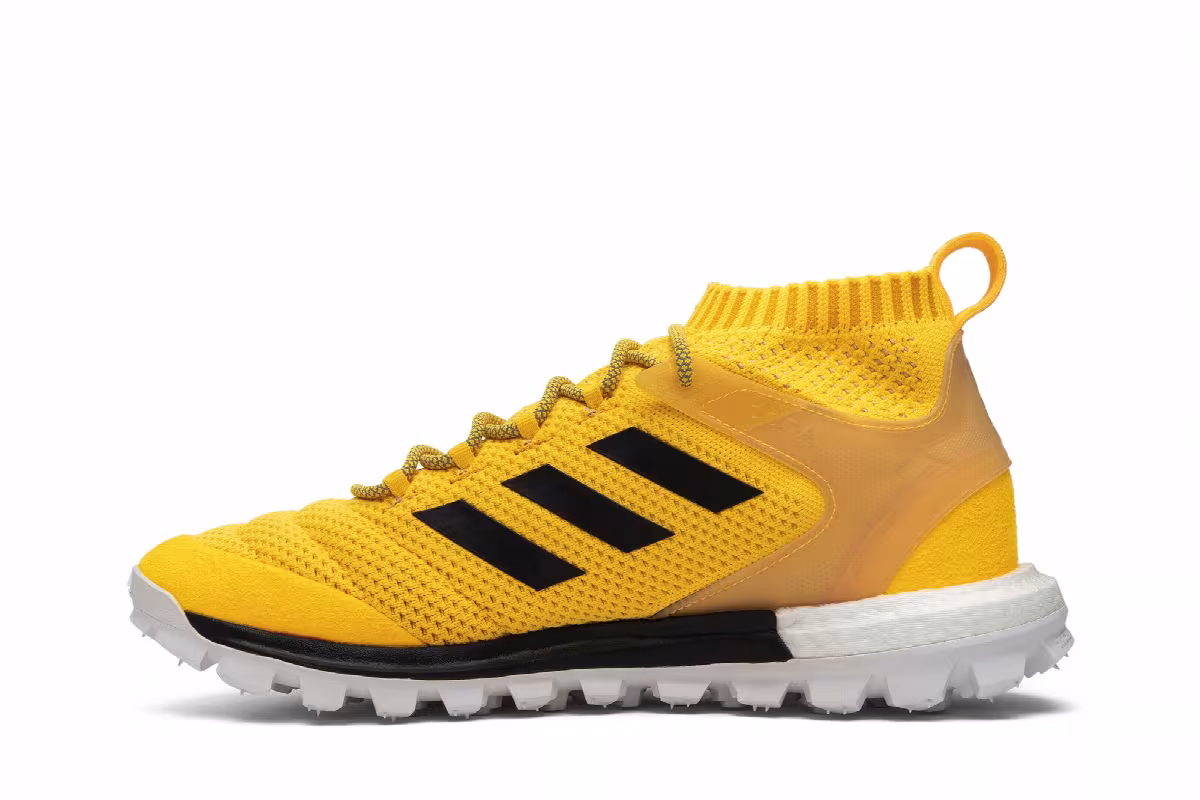 Gosha Rubchinskiy x adidas Copa Primeknit Boost Mid Gold, view 4