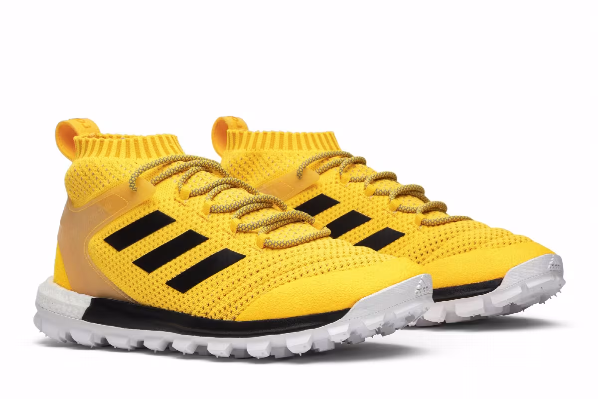 Gosha Rubchinskiy x adidas Copa Primeknit Boost Mid Gold, view 9