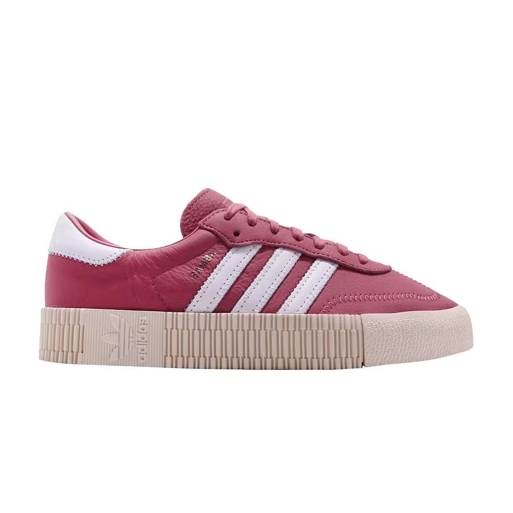 Adidas Women's Sambarose Maroon Linen