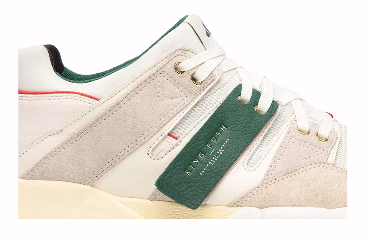 Pusha T x adidas EQT Cushion 2 King Push, view 3