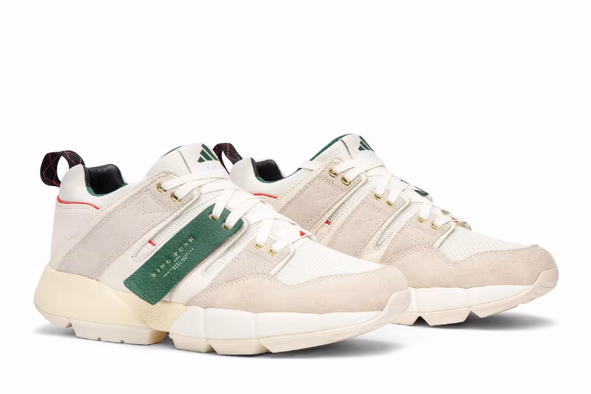 Pusha T x adidas EQT Cushion 2 King Push, view 9