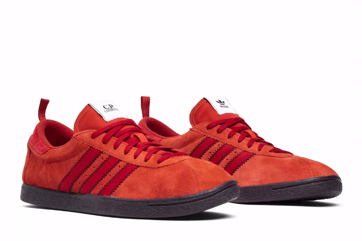 C.P. Company x adidas Tobacco Red Night, view 9