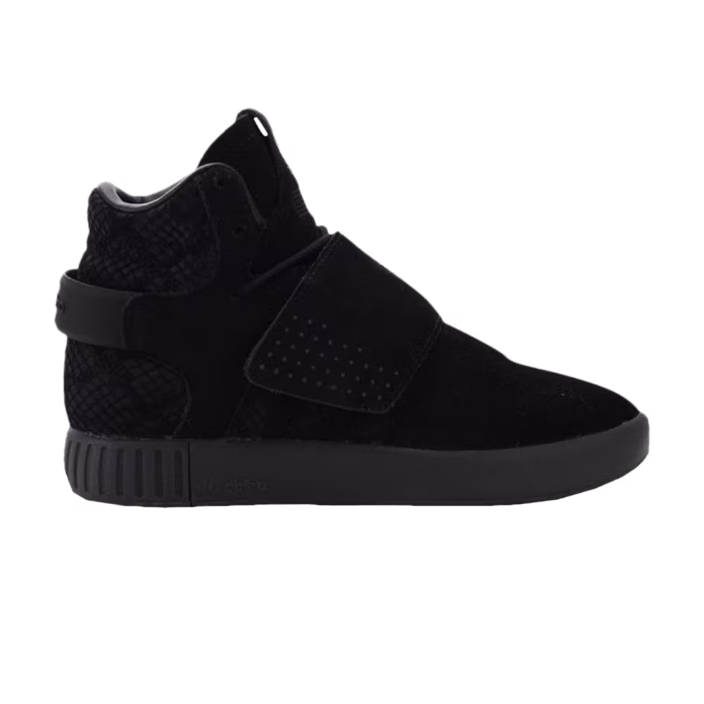 adidas Tubular Invader Strap J Triple Black