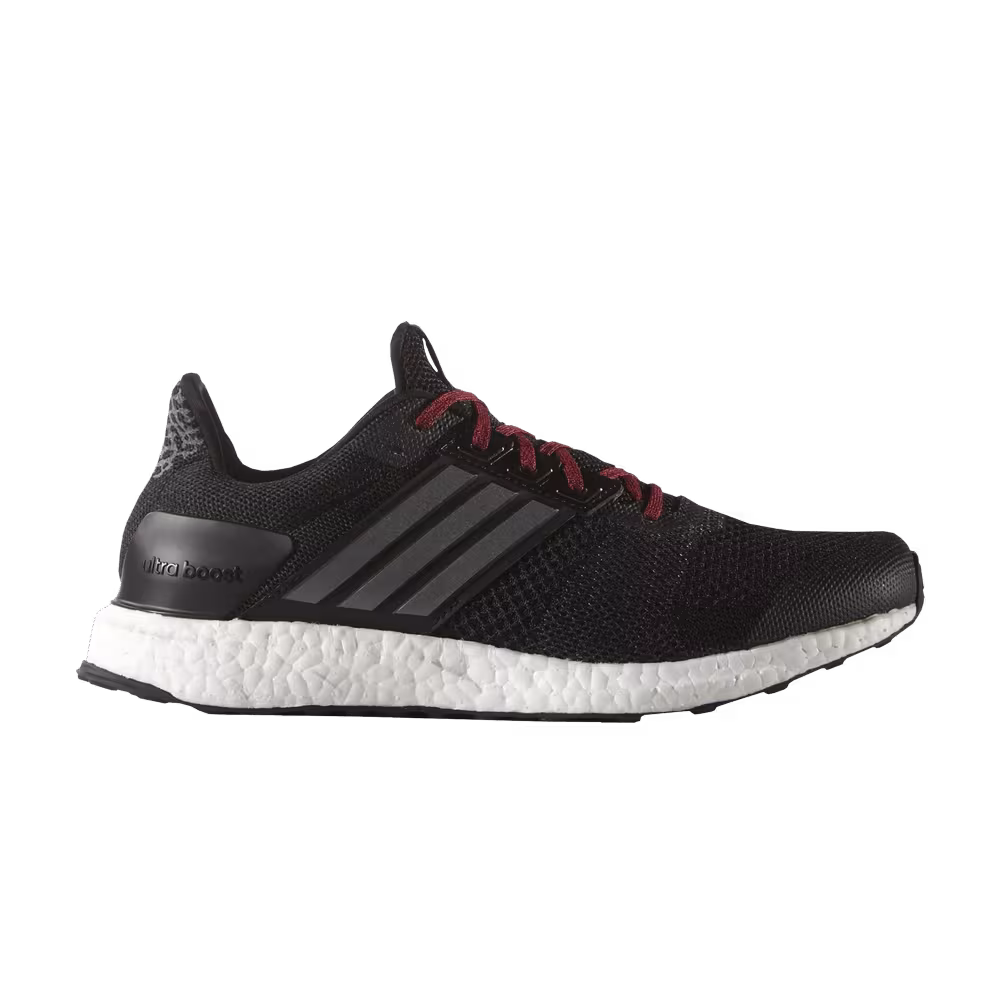 Adidas UltraBoost ST Black Vivid Red