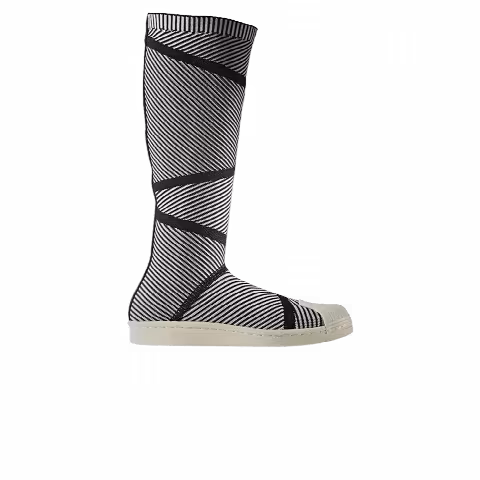 Adidas Wmns Superstar 80s Primeknit High Boot 'Black White'