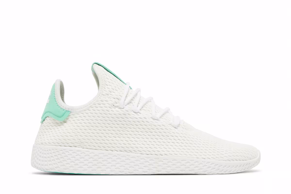 Pharrell x adidas Tennis Hu White, view 2