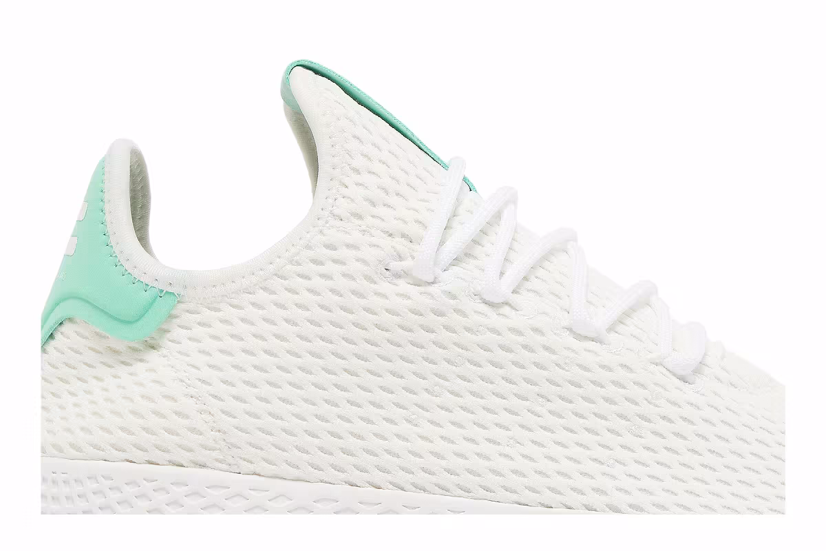 Pharrell x adidas Tennis Hu White, view 3