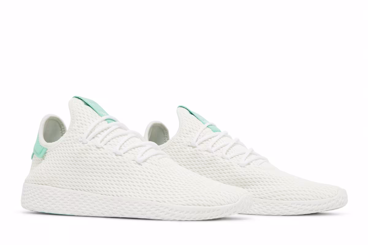 Pharrell x adidas Tennis Hu White, view 9