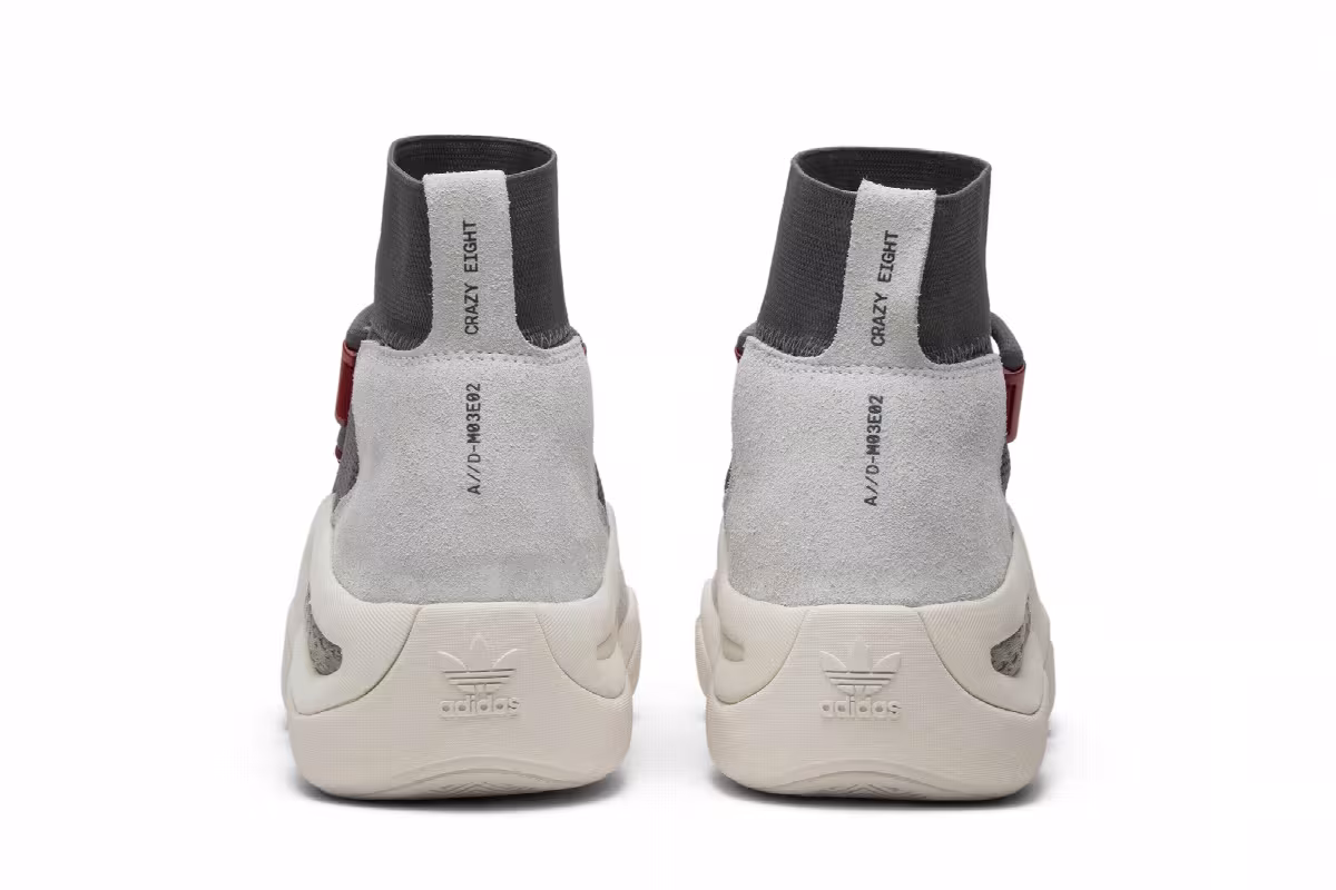 adidas Crazy 8 ADV Grey, view 7