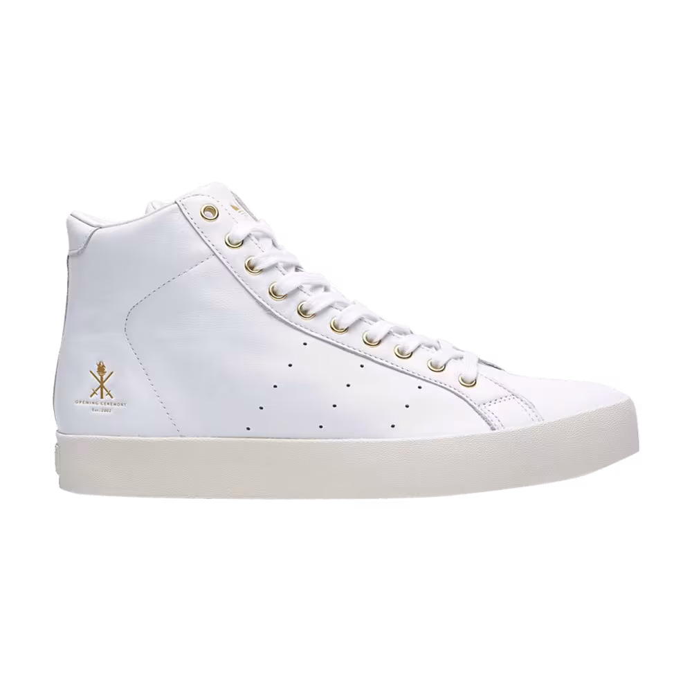 Opening Ceremony x adidas Rod Laver Vintage High White Gold