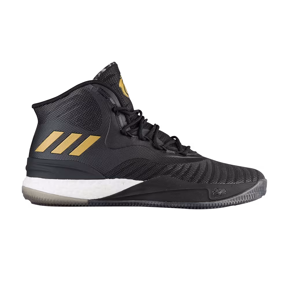 Adidas D Rose 8 Black Gold White