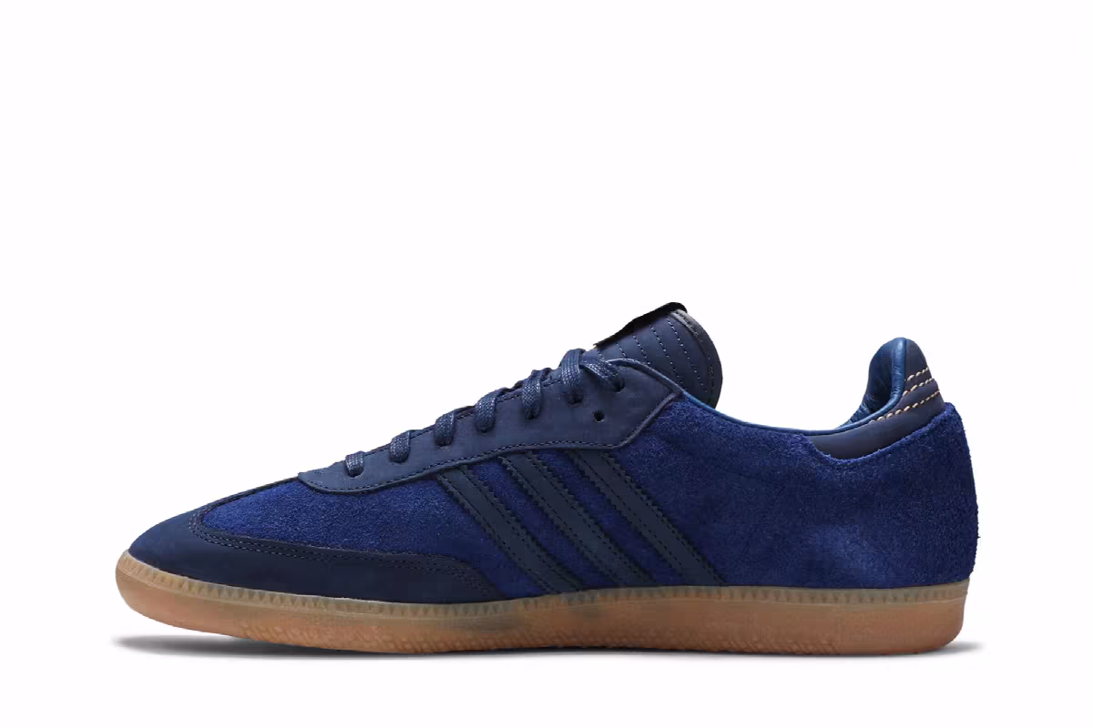 Starcow x adidas Samba Navy, view 4