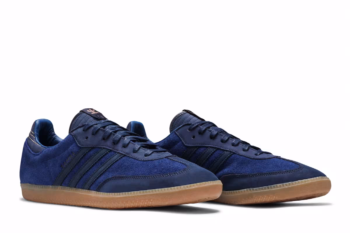 Starcow x adidas Samba Navy, view 9