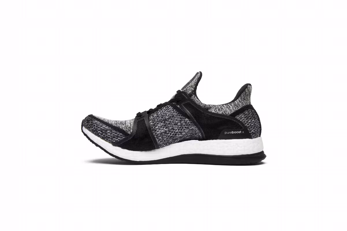 Reigning Champ x adidas Women's PureBoost X Training Black, view 4
