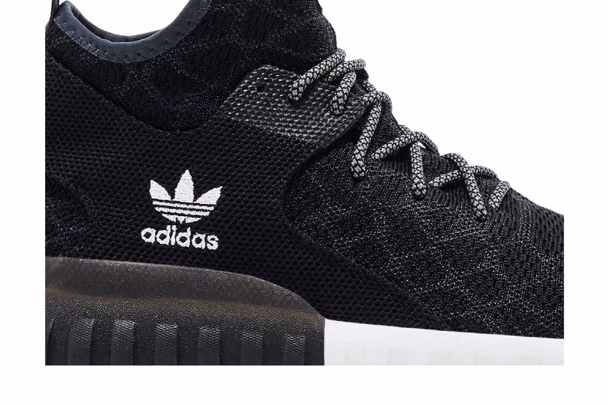 Adidas Tubular X Primeknit Core Black Carbon, view 3