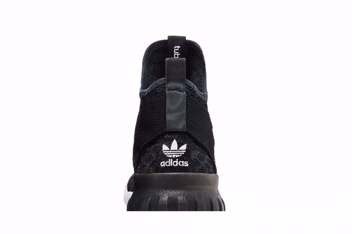 Adidas Tubular X Primeknit Core Black Carbon, view 8
