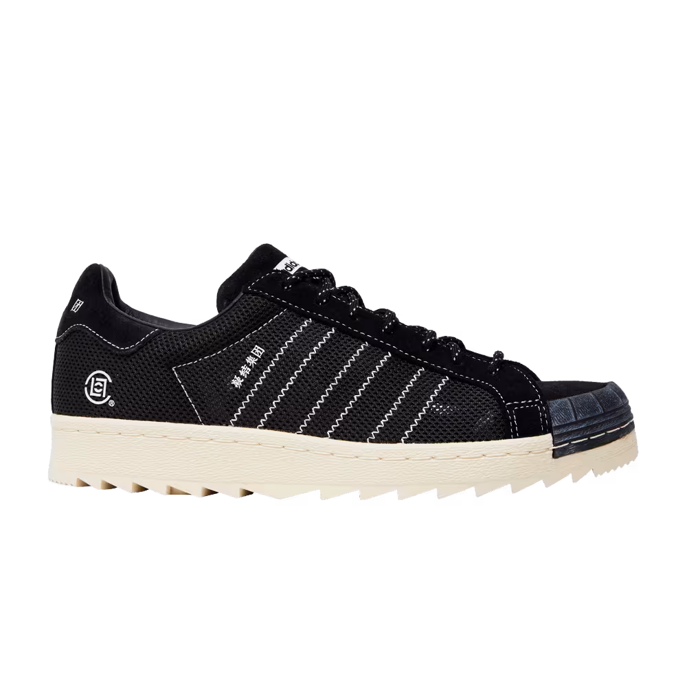 CLOT x Neighborhood x adidas Superstar Black