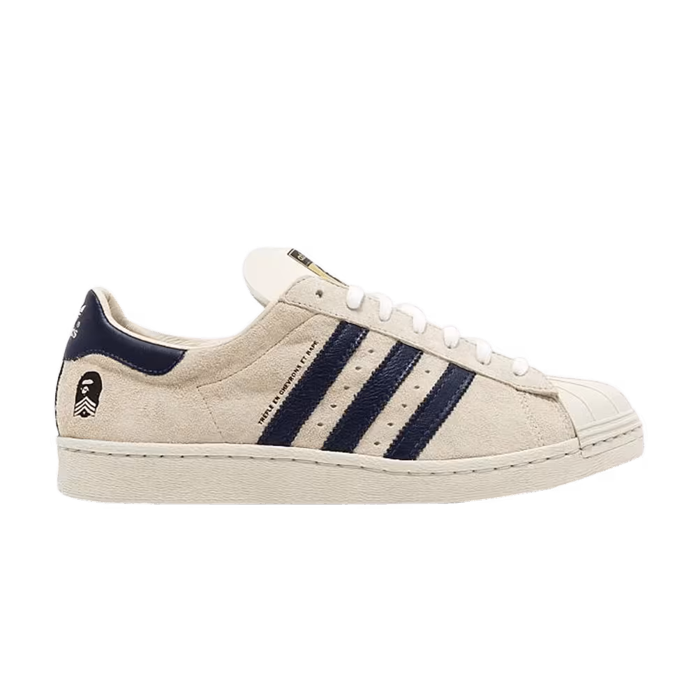A Bathing Ape x adidas Superstar 80s Tan