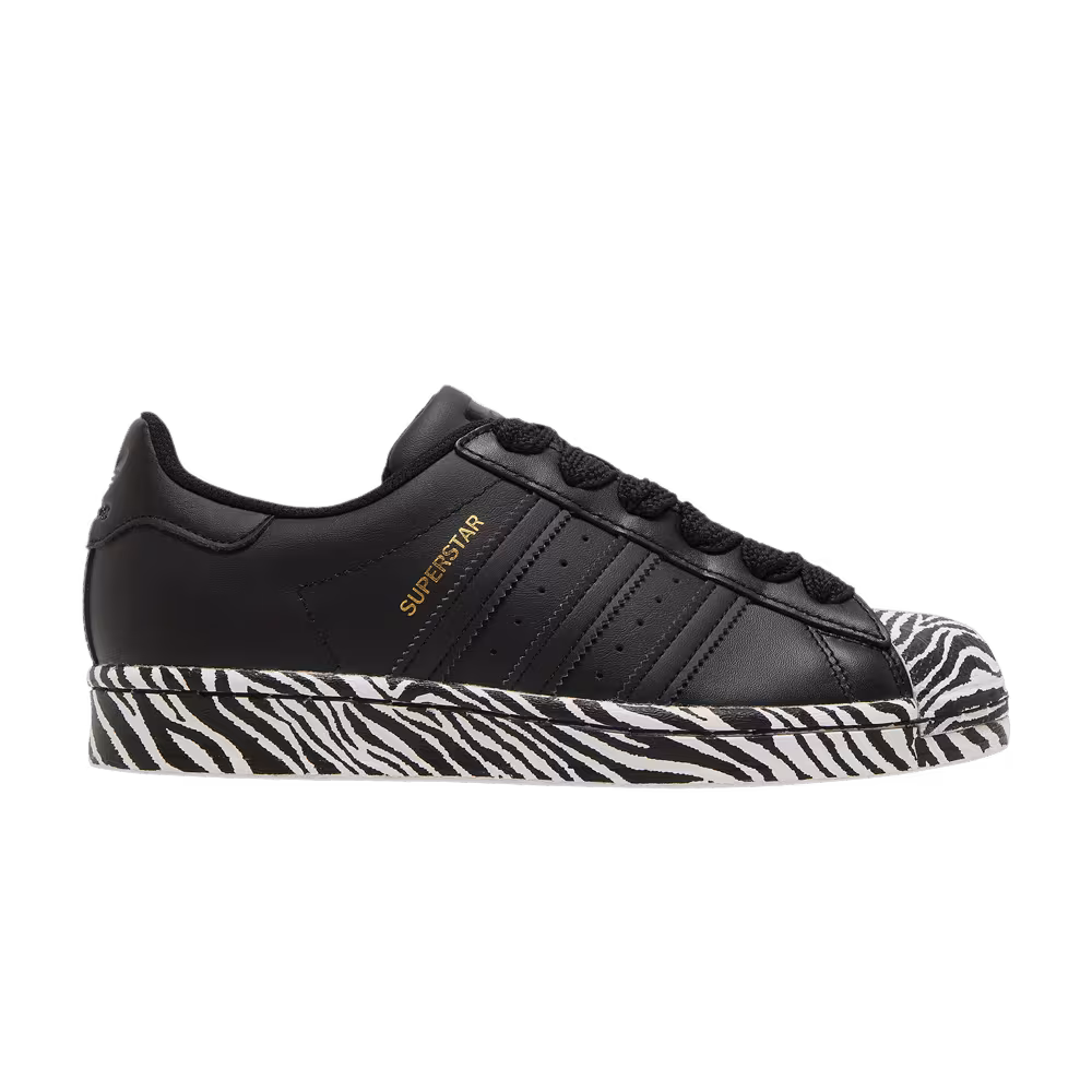 Adidas Women's Superstar Zebra Print