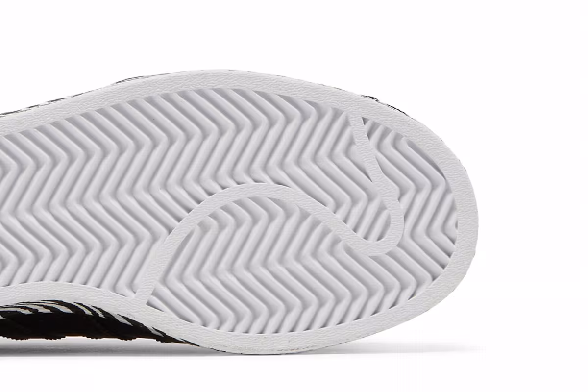 Adidas Women's Superstar Zebra Print, view 6