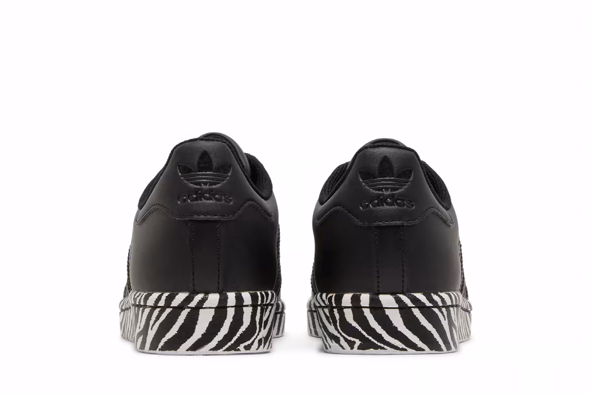 Adidas Women's Superstar Zebra Print, view 7