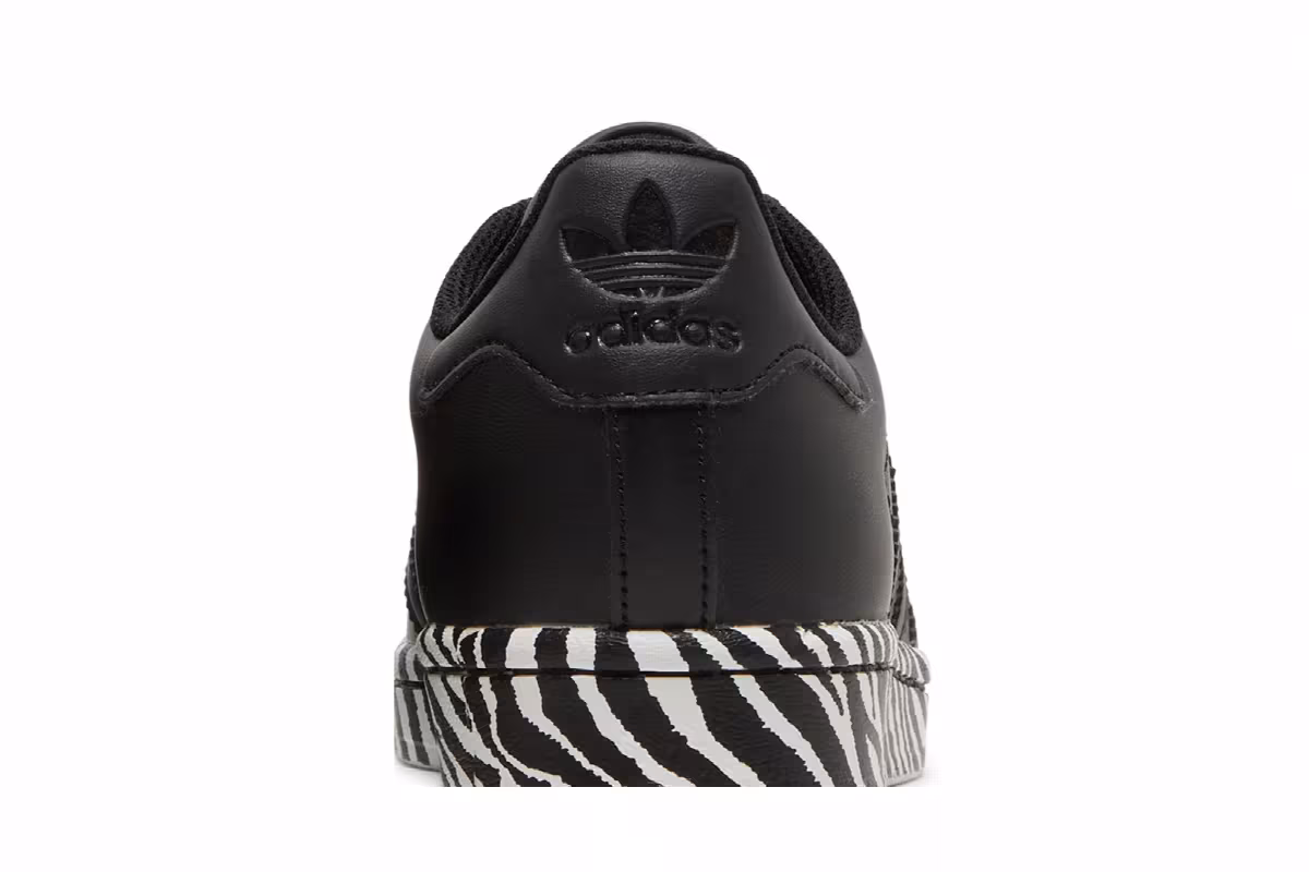 Adidas Women's Superstar Zebra Print, view 8