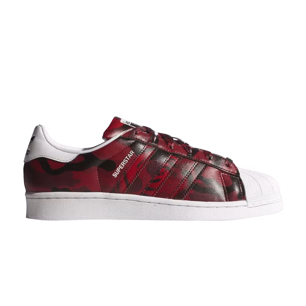 Adidas Women's Superstar Red Camo Rose