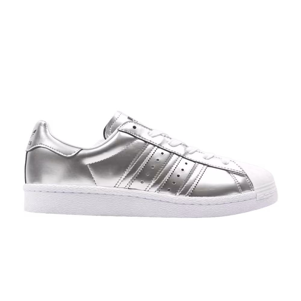 Adidas Women's Superstar Silver Metallic