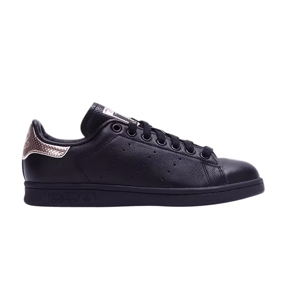 Adidas Women's Stan Smith Black Rose Gold
