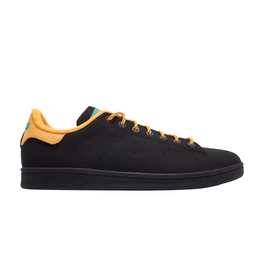 Adidas Stan Smith Black Gold Aqua