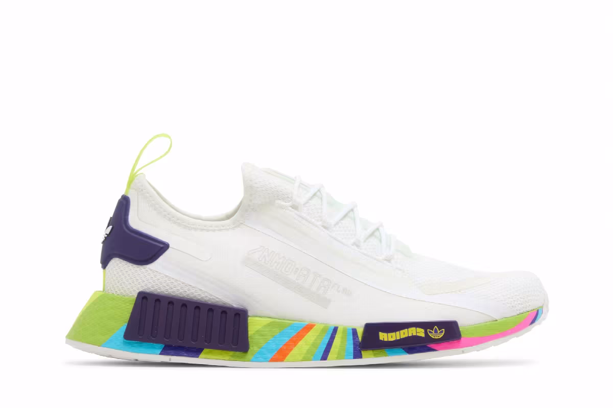NASA x adidas NMD_R1 Spectoo White Multi-Color, view 2