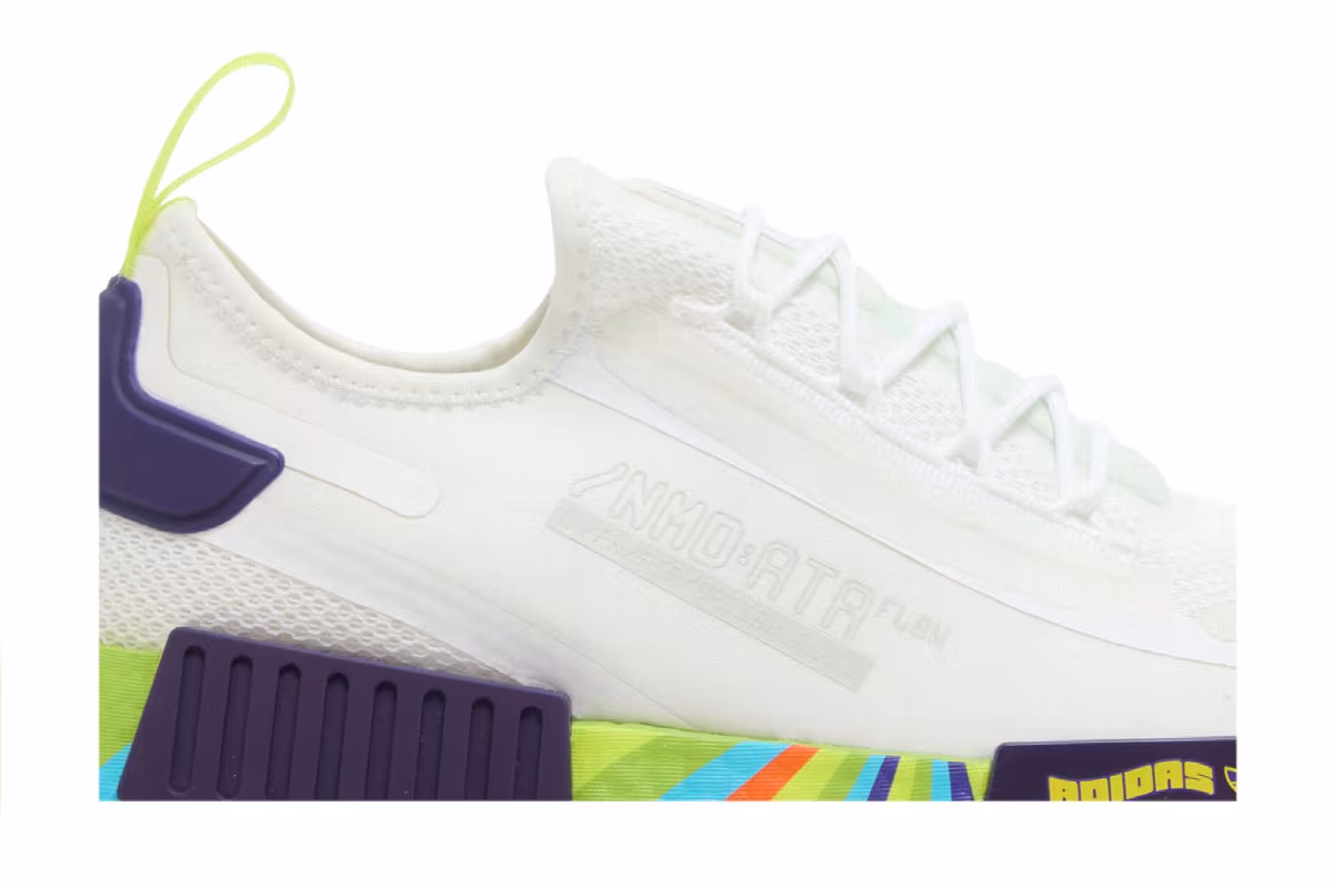 NASA x adidas NMD_R1 Spectoo White Multi-Color, view 3