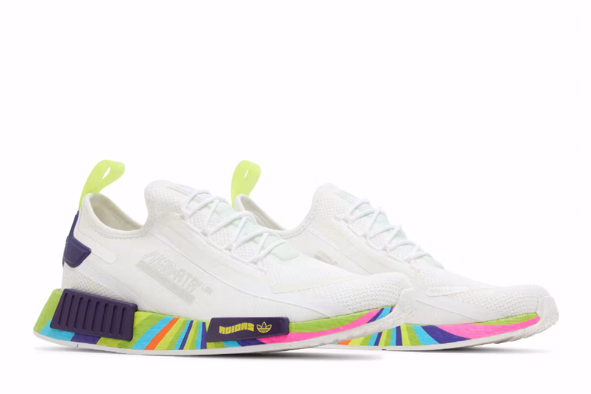 NASA x adidas NMD_R1 Spectoo White Multi-Color, view 9