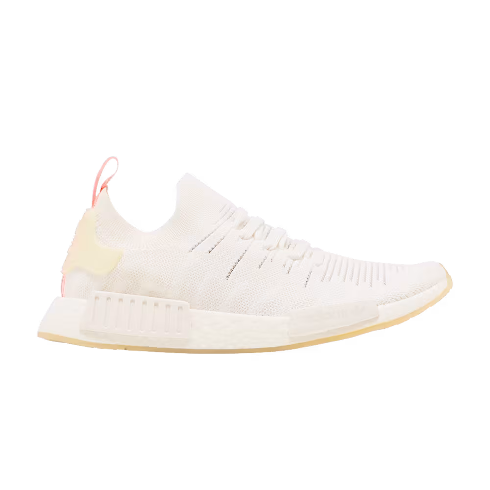 Adidas Women's NMD_R1 STLT Primeknit White Clear Orange