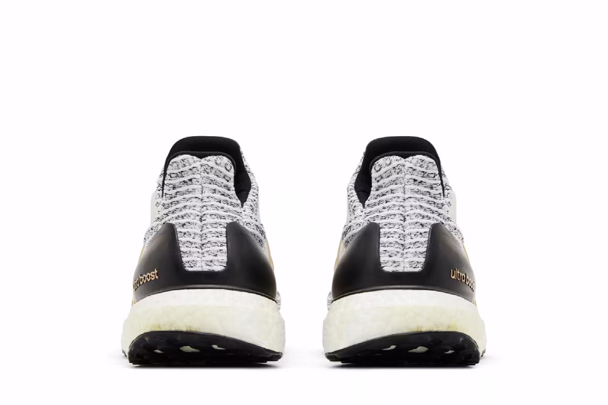 Adidas UltraBoost White Gold Metallic, view 7