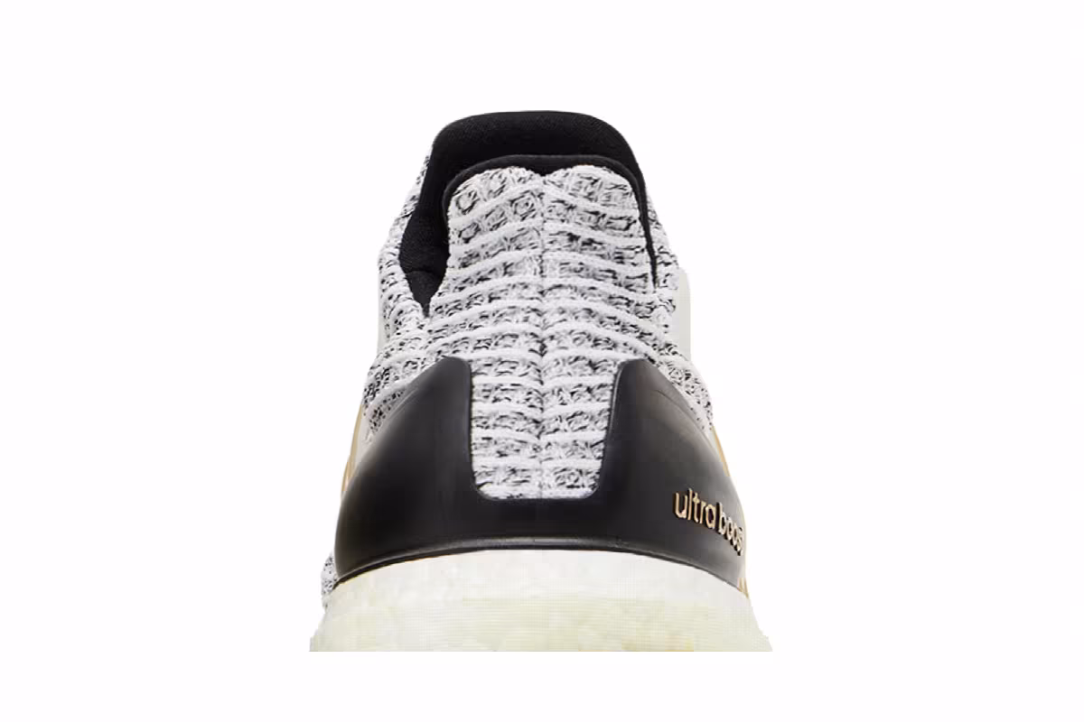 Adidas UltraBoost White Gold Metallic, view 8