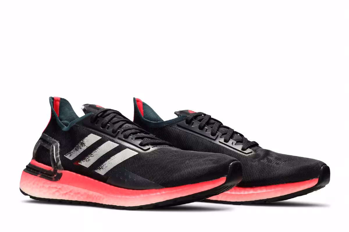 Adidas Women's UltraBoost PB Black Signal Pink, view 9